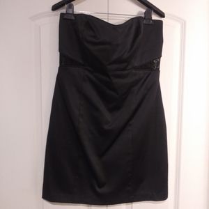Women's black strapless dress size 14p
